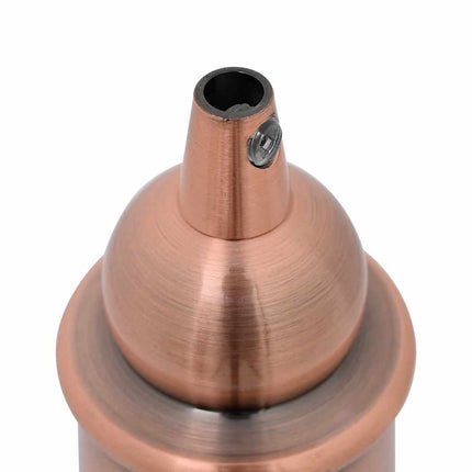 Lamphållare 2 st Röd Brons E27