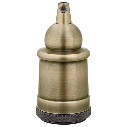Lamphållare 2 st brons E27