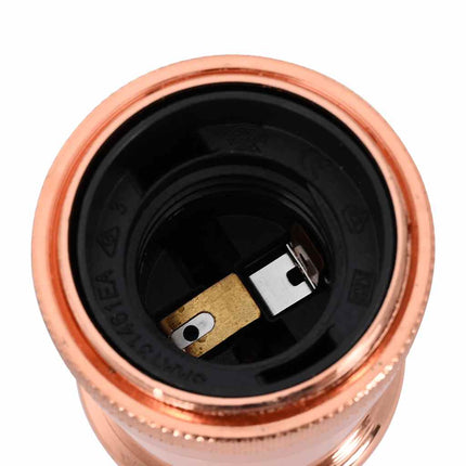 Lamphållare 2 st roséguld E27