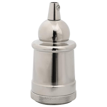 Lamphållare 2 st Satin Nickel E27