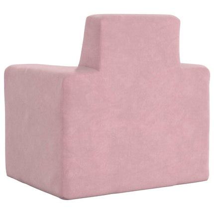 Barnsoffa rosa mjuk plysch
