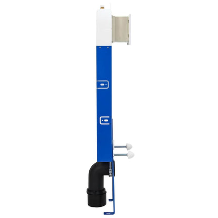 Cistern Ram med lagring Vit 50 x 8 x 131 cm Stål