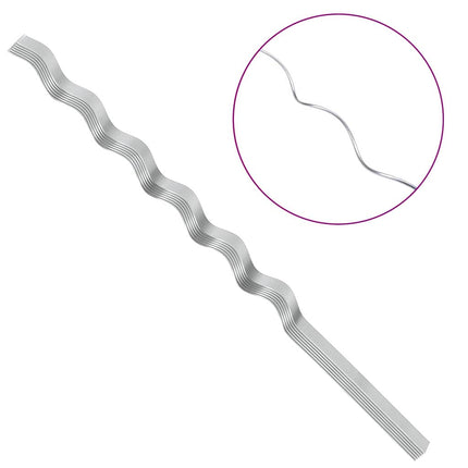 Växtstöd 50 pcs Silver 150 x 0,6 x 0,6 cm Stål
