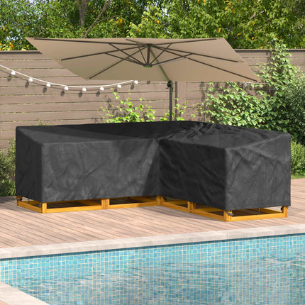 Möbelöverdrag Svart 220 x 220 x 80 cm 420D Oxford Tyg