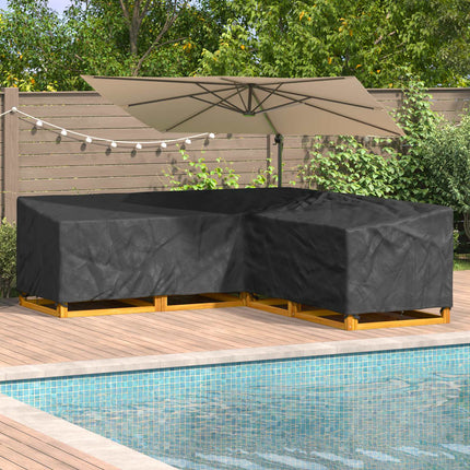 Möbelöverdrag Svart 270 x 270 x 80 cm 210D Oxford Tyg