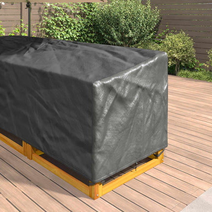 Möbelöverdrag Svart 250 x 180 x 80 cm 210D Oxford Tyg