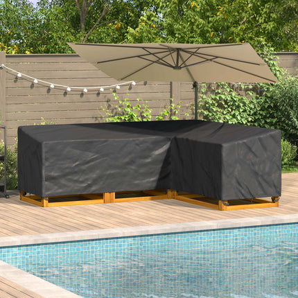 Möbelöverdrag Svart 260 x 210 x 80 cm 210D Oxford Tyg