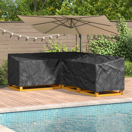 Möbelöverdrag Svart 260 x 210 x 80 cm 210D Oxford Tyg