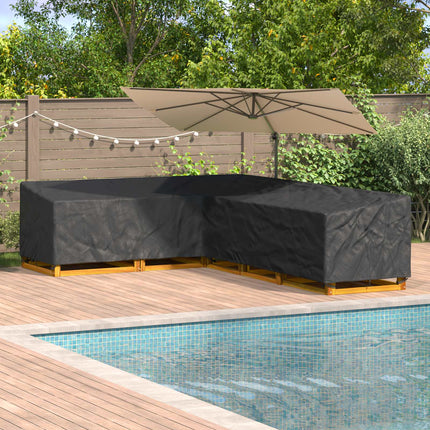 Möbelöverdrag Svart 355 x 275 x 80 cm 210D Oxford Tyg