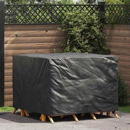 Möbelöverdrag Svart 125 x 125 x 74 cm 420D Oxford tyg