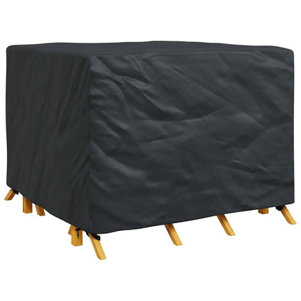 Möbelöverdrag Svart 125 x 125 x 74 cm 420D Oxford tyg