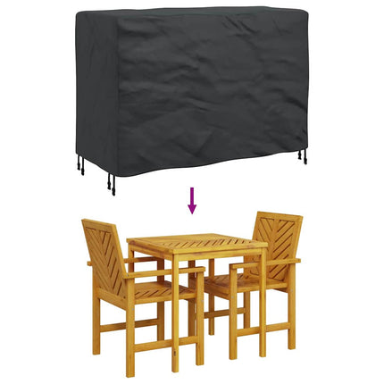 Möbelöverdrag Enfärgad Svart 130 x 80 x 70 cm 210D