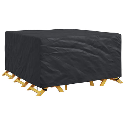 Möbelöverdrag Enfärgad Svart 180 x 190 x 85 cm 210D