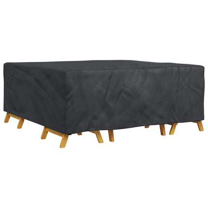 Möbelöverdrag Enfärgad Svart 210 x 200 x 70 cm 600D