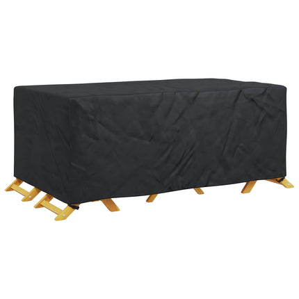 Möbelöverdrag Enfärgad Svart 240 x 140 x 90 cm 210D