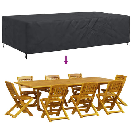 Möbelöverdrag Enfärgad Svart 315 x 180 x 74 cm 420D