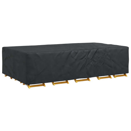 Möbelöverdrag Enfärgad Svart 315 x 180 x 74 cm 420D