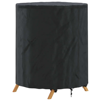 Bordskydd Enfärgad Svart 62 x 62 x 70 cm tyg