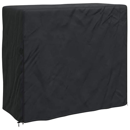 Vedställsskydd Enfärgad Svart 61 x 122 x 106 cm 210D Oxford Tyg