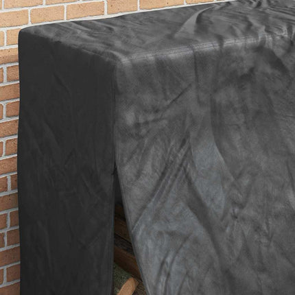 Vedställsskydd Enfärgad Svart 61 x 122 x 106 cm 600D Oxford Tyg
