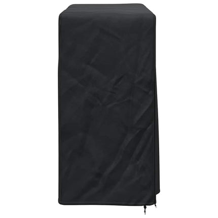 Vedställsskydd Enfärgad Svart 61 x 122 x 106 cm 600D Oxford Tyg