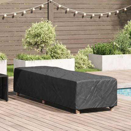 Loungers Täckning Enfärgad Svart 74 x 210 x 40 cm tyg