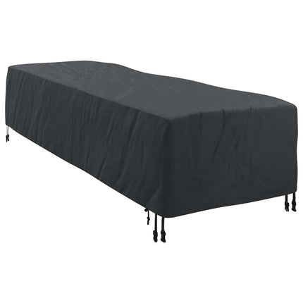 Loungers Täckning Enfärgad Svart 74 x 210 x 40 cm tyg