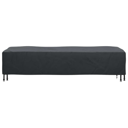 Loungers Täckning Enfärgad Svart 74 x 210 x 40 cm tyg