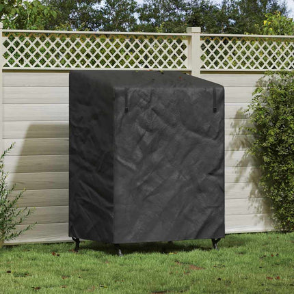 Skydd för utomhusgunga Svart 120 x 90 x 155 cm 210D Oxford Tyg