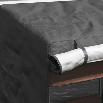 Skydd för utomhusgunga Svart 120 x 90 x 155 cm 420D Oxford Tyg