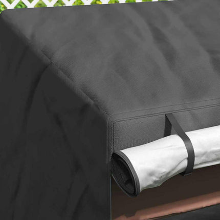 Skydd för utomhusgunga Svart 135 x 100 x 165 cm 420D Oxford Tyg