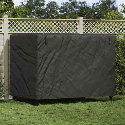 Skydd för utomhusgunga Svart 220 x 125 x 170 cm 420D Oxford Tyg