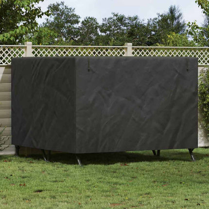 Skydd för utomhusgunga Svart 250 x 250 x 160 cm 420D Oxford Tyg