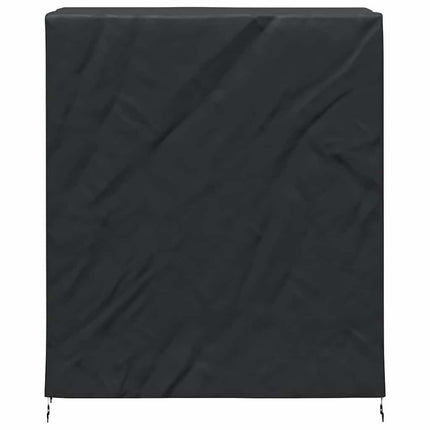 Pingpongbordskåpa Enfärgad Svart 165 x 70 x 185 cm tyg