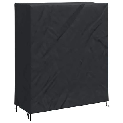 Pingpongbordskåpa Enfärgad Svart 165 x 70 x 185 cm tyg