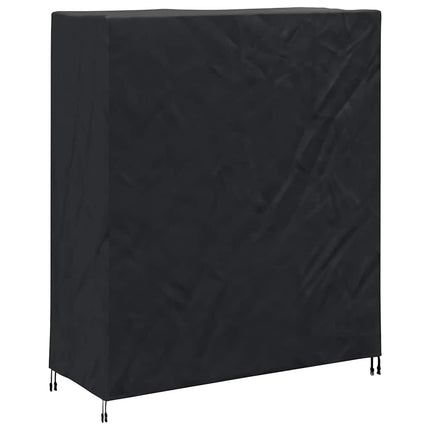 Pingpongbordskåpa Enfärgad Svart 165 x 70 x 185 cm tyg