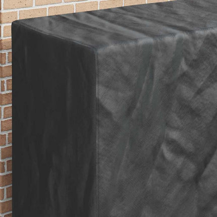 Pingpongbordskåpa Enfärgad Svart 165 x 70 x 185 cm tyg