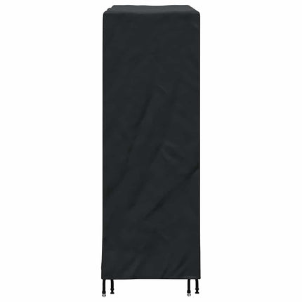 Pingpongbordskåpa Enfärgad Svart 165 x 70 x 185 cm tyg