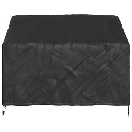 Trädgårdsbänkskydd Svart 134 x 70 x 65 / 94 cm 420D Oxford Tyg