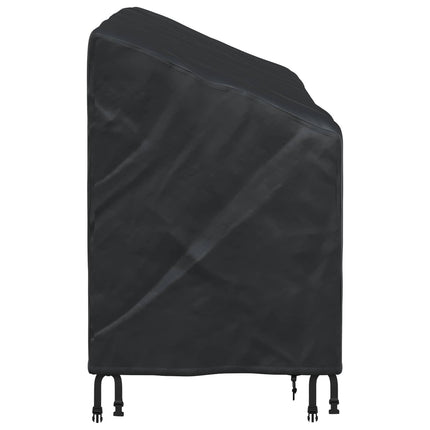 Trädgårdsbänkskydd Svart 165 x 70 x 65 / 94 cm 210D Oxford Tyg