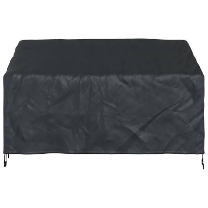Trädgårdsbänkskydd Svart 165 x 70 x 65 / 94 cm 420D Oxford Tyg