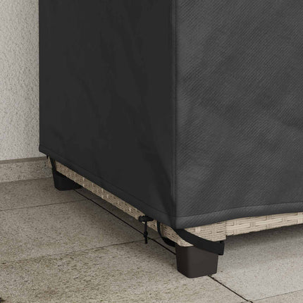 Fodral för trädgårdsstol Svart 96 x 79 x 74 cm 420D Oxford Tyg