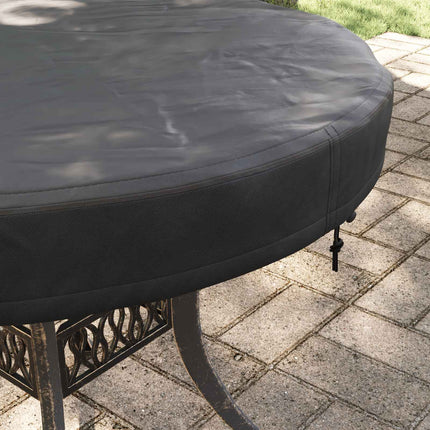 Utebordsskydd Svart 72 x 72 x 10 cm 420D Oxford Tyg