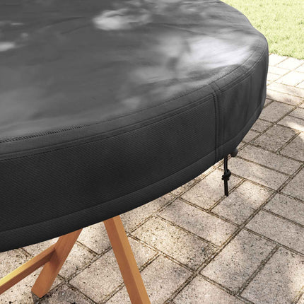 Utebordsskydd Svart 112 x 112 x 10 cm 420D Oxford Tyg