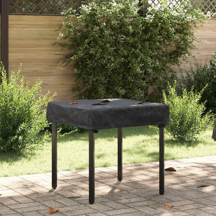 Bordskydd Enfärgad Svart 62 x 62 x 15 cm tyg