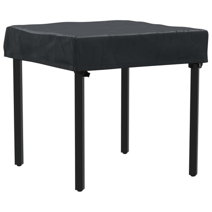 Bordskydd Enfärgad Svart 72 x 72 x 15 cm tyg