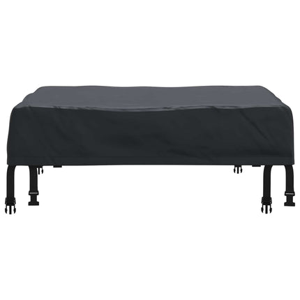 Bordskydd Enfärgad Svart 72 x 72 x 15 cm tyg
