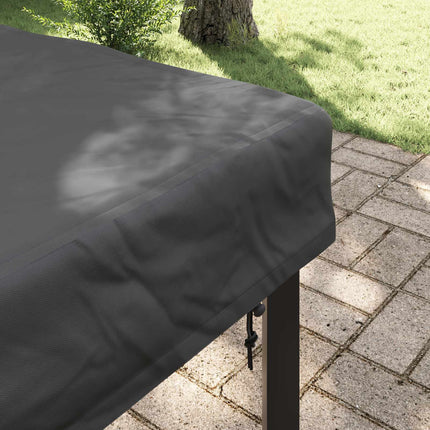 Bordskydd Enfärgad Svart 72 x 72 x 15 cm tyg