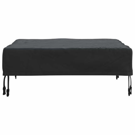 Bordskydd Enfärgad Svart 82 x 82 x 15 cm tyg