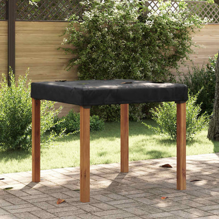 Bordskydd Enfärgad Svart 92 x 92 x 15 cm tyg